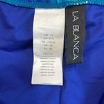 La Blanca  NWT Blue Turquoise Bikini Bottoms Size 14 Photo 5