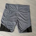 Women's Biker Shorts High Waist Yoga Running Workout Gym Spandex Compression Gray Size M Photo 8