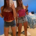 American Eagle Strapless Tie Top Photo 1