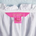 Lilly Pulitzer  White Neon Embroidered Florentina Long Sleeve Peasant Blouse Photo 5