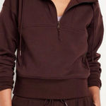 Old Navy burgundy dynamic fleece half zip pullover sweater 2x Photo 0