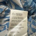 Free People  FP Women’s Kira Halter Neck Wide Leg Jumpsuit Blue White Print Photo 9