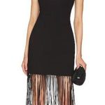 Likely  Noreen Black Fringe Dress Size 4 Photo 0