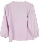 J.Crew NWT Puff Sleeve Crepe Top Shirt Blouse Lavender Size XXS Petite PXXS NEW Photo 8