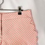 J.Crew  Scallop Pocket Neon Pink Polka Dot Chino Shorts 4 Photo 3