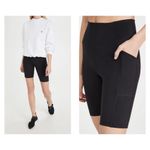 Girlfriend Collective 💕💕 High Rise Pocket Bike Short ~ Black Large L NWT Photo 9