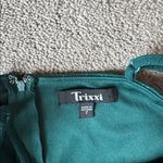 Trixxi  Green Mush Cutout Sparkle Dress SIZE 7 Photo 2