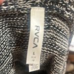 RVCA  gray black striped open cardigan Photo 5