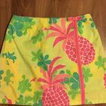 Lilly Pulitzer Skort Shorts Size 0 Pineapples EUC Photo 0