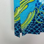 Lilly Pulitzer  Woman's 0 Blue and Green Koi Fish Stephanie Tank Sheath‎ Dress Photo 7