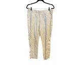XCVI Geyser Sand/Cream Cropped Pull On Cotton Easy To Wear Comfy XL Minimalist. Photo 1