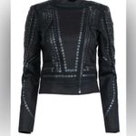 BCBGMAXAZRIA Jaison Sequin Moto Crop Jacket Photo 0