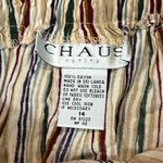 Vintage Chaus Midi Skirt Size 14‎ Pleated Boho Geometric Brown Tan Earth Tones Photo 3