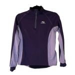 Brooks Dryline Long Sleeve Purple Colorblock 1/4 Zip Shirt Women's Size Small Photo 0