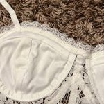 Haute Monde Off White Lace Bralette Top Photo 11