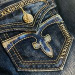 Rock Revival  Celine Stretch Mini Jeans Skirt Downtown Girl Retro Glam City Chic Photo 1