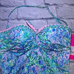 Lilly Pulitzer Sz 10 Surf Blue SOLEIL IT ON ME JAGGER SWIMSUIT One Piece NWT Photo 11