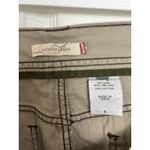 Levi's Vtg Y2K Levi’s Denim Low Rise Micro Mini Skirt Size 5 Tan Summer 2006 RARE Photo 2