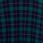 J.Crew Tartan Teddie Sweater Size Small Academic Green Plum Plaid Cotton Jumper Photo 6