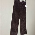 Free People  We The Free risk taker cord straight leg pants in chocolate truffle Photo 4