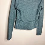 Lululemon athletica Always Alert 1/2 zip pullover heathered teal/blue size 6 Photo 10