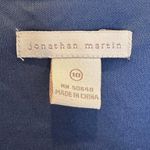 Jonathan Martin NWT Blue Sleeveless Bubble Hem Dress 100% Silk Sz 10 Photo 3