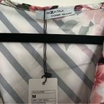 Piazza‎ Italia Striped Floral Sleeveless Blouse Photo 2