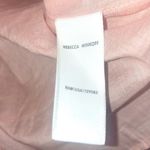 Rebecca Minkoff  Pink Ilana Short Flutter Sleeve Crochet Trim Tiered Mini Dress Photo 12