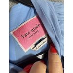 Kate Spade  Grand Flora Twist Neck Dress Blue Floral Size 6 Photo 5