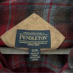 Pendleton Burgundy Full Zip High Neck Sherpa Jacket S Photo 4