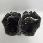 Tundra Boots Zermat Snow Quilted Faux Fur Trim Boot Women's Size 9 Black Photo 13