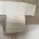 H&M  vegan leather straight leg pants, size 6 Photo 2