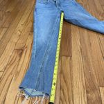 Frank & Eileen ‎ Monaghan Straight Leg Button Fly Fray Hem Blue Jeans Size 26 Photo 5