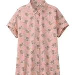 Iilani Women’s Pink Hawaiian Classics Shirt Large Lightweight Vogue Vacation Photo 0