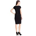 Rebecca Taylor  Peplum Sheath Dress - Black - 4 Photo 6