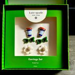 Kate Spade + Target Coffee Cup, Sunglasses, and Flower Earrings Set - NIB Photo 0