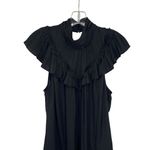Ramy Brook  Journee Top Mock Neck In Black Photo 4