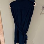 Derek Lam  Navy Button-Up Dress Photo 2