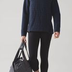 Lululemon Fleece Be True Crew Sweater Sz 2 (navy) Photo 0