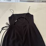 Blue Blush Elegant Black Spaghetti Strap Dress Photo 2