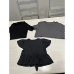 Urban Outfitters  Tee, Forever 21 Cardigan, Blue Blush Top size Medium Photo 8