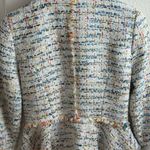 Halogen Nordstrom Button Front Tweed Blazer Jacket Ivory Size XS. Photo 9
