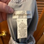 draper's & damon's Draper’s & Damon’s mock neck lace long sleeve top in grey size small VTG Photo 2