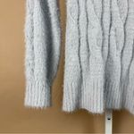 Lucky Brand Size Small Cable Knit Chunky V Neck Eyelash Buttery Knit Sweater Photo 3