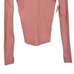 We The Free Free People Unapologetic Long Sleeve size Small Low Back Rose Blush Photo 4