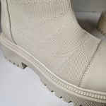 Slip on knit unbranded boot beige Tan Size 6 Photo 4