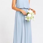 Show Me Your Mumu NWT  Kendall steel blue maxi dress Medium Photo 0