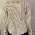 WAYF Faux Fur-Trimmed Zip Cardigan Photo 10