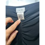 Cache  Black Pencil Tuxedo Skirt Gathered‎ Luxe Jersey Size 2 Y2K Style Photo 4