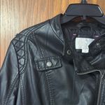 Xhilaration Black Leather Jacket Photo 3